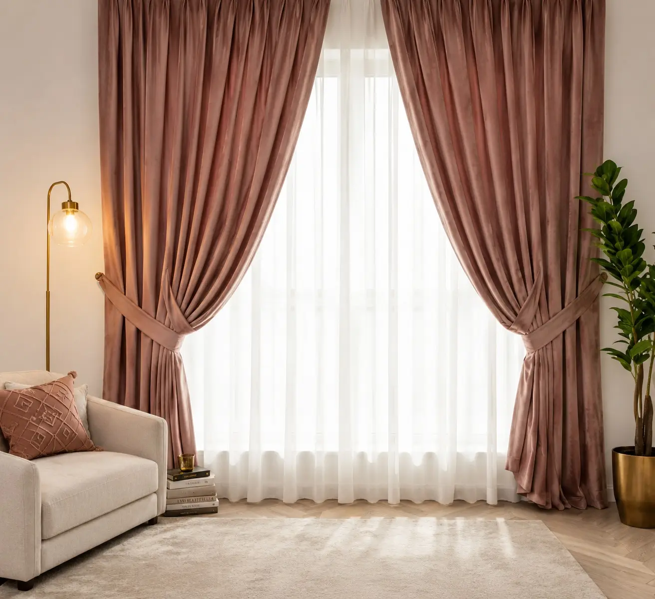 Luxury curtain interior